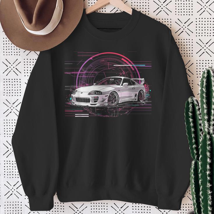 Jdm Mkiv Supra 2Jz Street Racing Drag Drift Sweatshirt Geschenke für alte Frauen