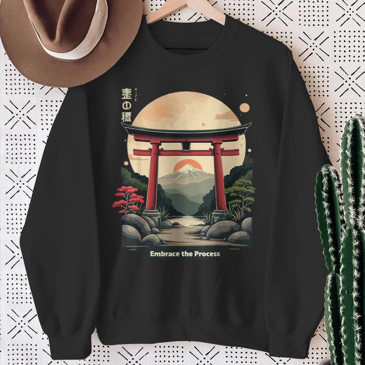 Kaizen Ist Ein Japanischer Begriff Der Continuous Sweatshirt Geschenke für alte Frauen