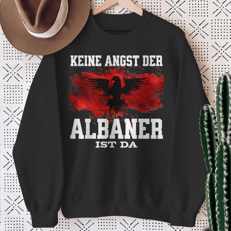 Keine Angst Der Albaner Ist Da Sweatshirt Geschenke für alte Frauen