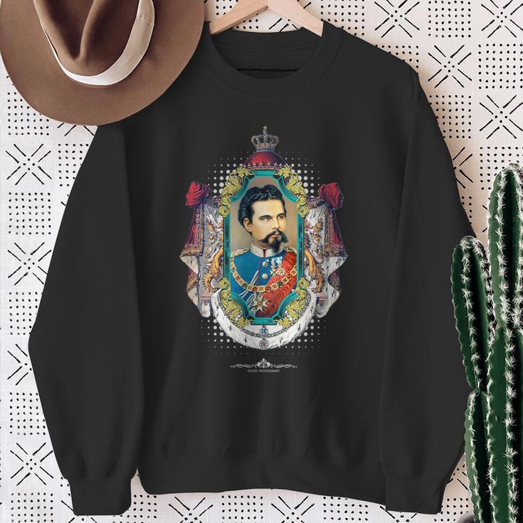 King Ludwig Ii Prunk Sweatshirt Geschenke für alte Frauen