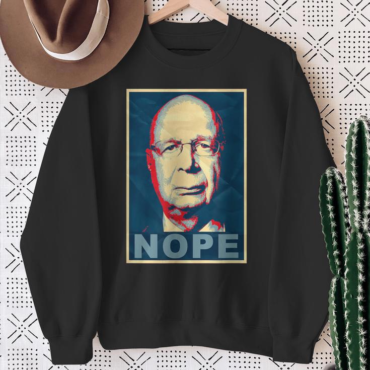 Klaus Schwab Nö Sweatshirt Geschenke für alte Frauen