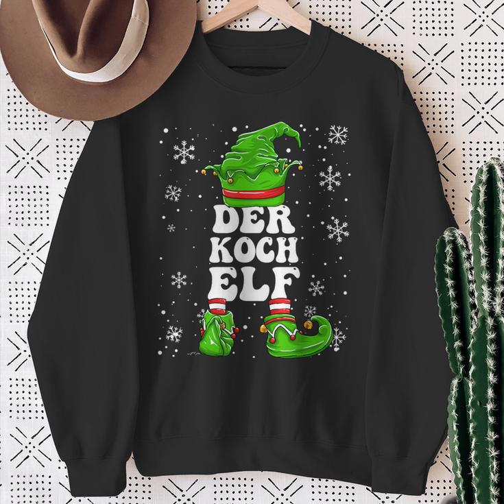 Koch Elf Christmas Elf Chef Sweatshirt Geschenke für alte Frauen