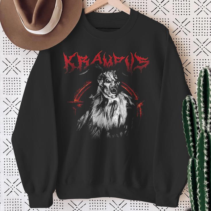 Kramperl Perchten Knecht Ruprecht Christmas Demon Krampus S Sweatshirt Geschenke für alte Frauen