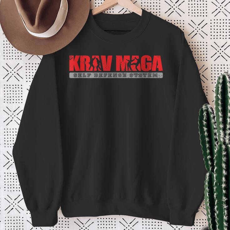 Krav Maga Self-Defense Martial Arts From Israel Sweatshirt Geschenke für alte Frauen