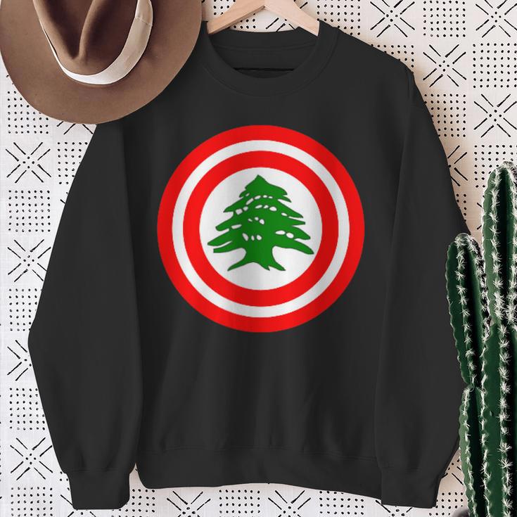 Lebanese Flag Lebanon Revolution Beirut Protest Demo Sweatshirt Geschenke für alte Frauen