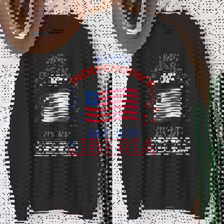 Liberia 177Th Independence Day Liberian Pride Liberia Flag Sweatshirt Gifts for Old Women