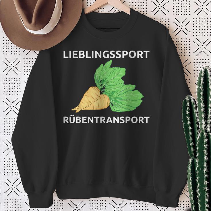 Lieblingssport Rübransport Sweatshirt Geschenke für alte Frauen