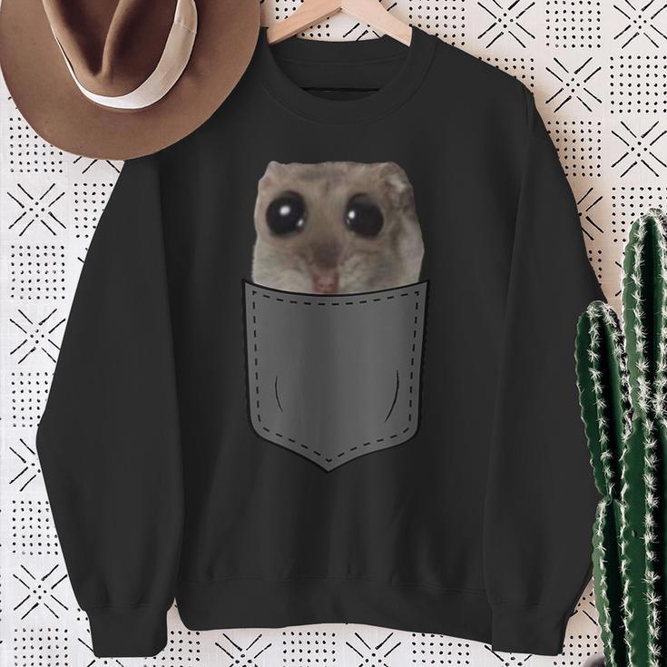 Little Hamster Meme Sweatshirt Geschenke für alte Frauen