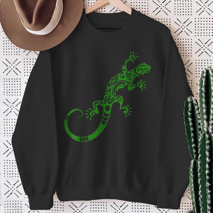 Lizard Print Gecko Animal Sweatshirt Geschenke für alte Frauen