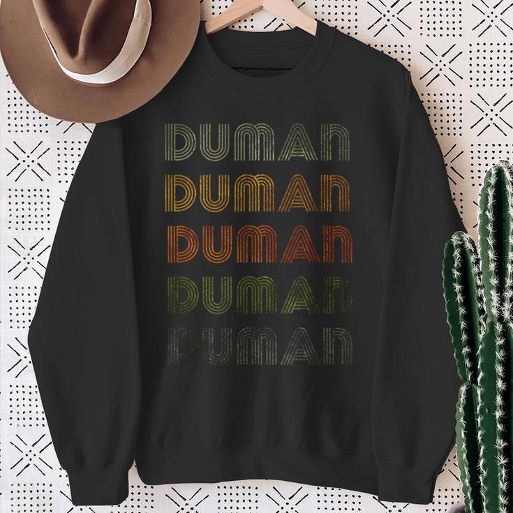 Love Heart Duman Grungeintage Duman Sweatshirt Geschenke für alte Frauen