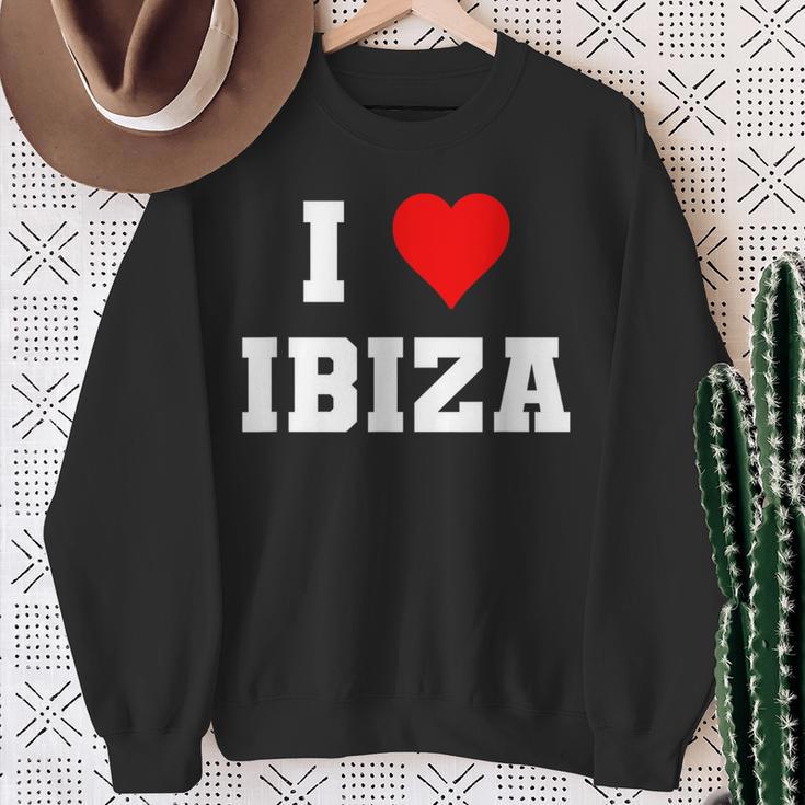 I Love Ibiza Sweatshirt Geschenke für alte Frauen