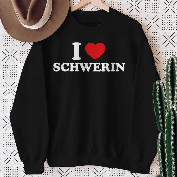 I Love Schwerin Sweatshirt Geschenke für alte Frauen