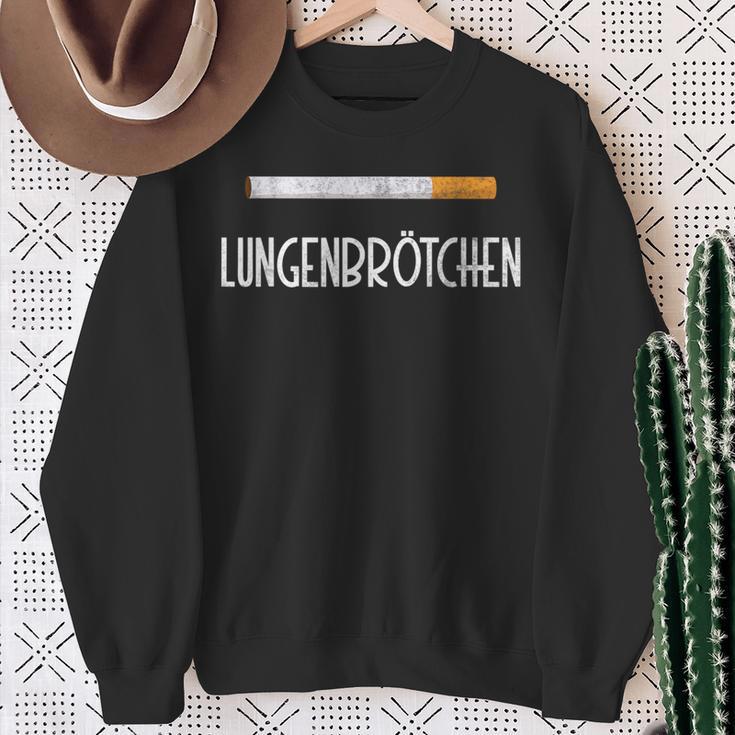 Lung Buns Smoker Sweatshirt Geschenke für alte Frauen