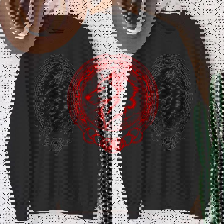 Lupo Di Fenris E Triskelion Celtico Felpa Regalos para ancianas