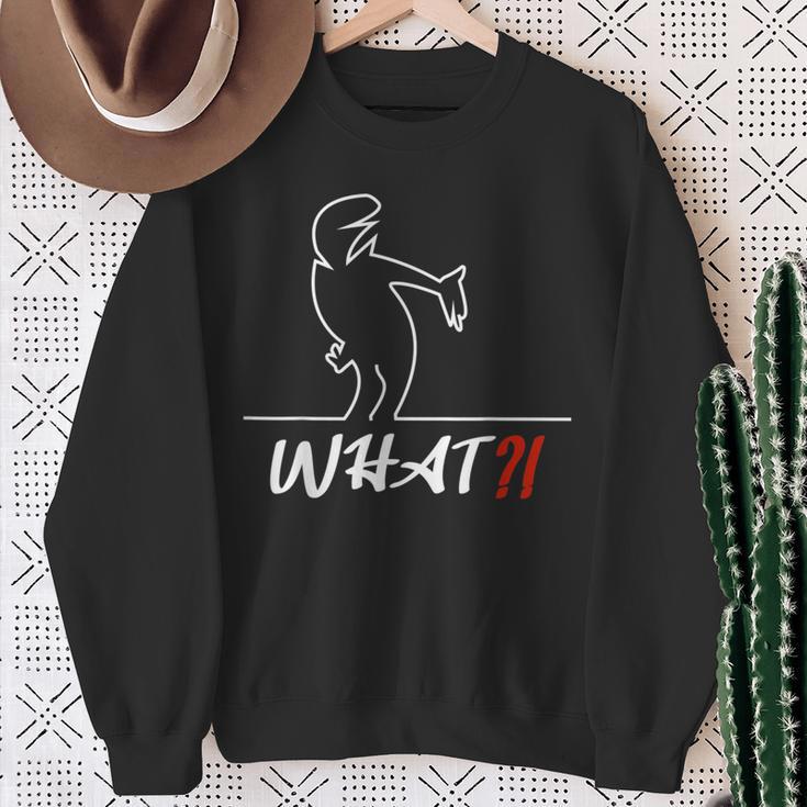 Lustiges Mann Sags Was What Sweatshirt Geschenke für alte Frauen