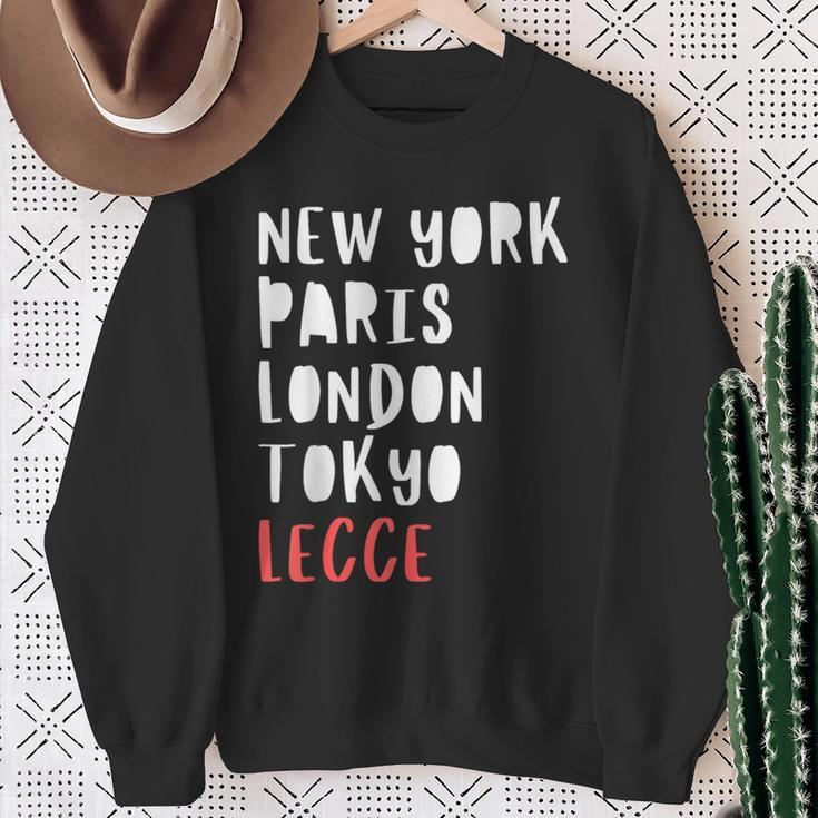 Lustiges Souvenir- Für Reisende In Lecce Italien Sweatshirt Geschenke für alte Frauen