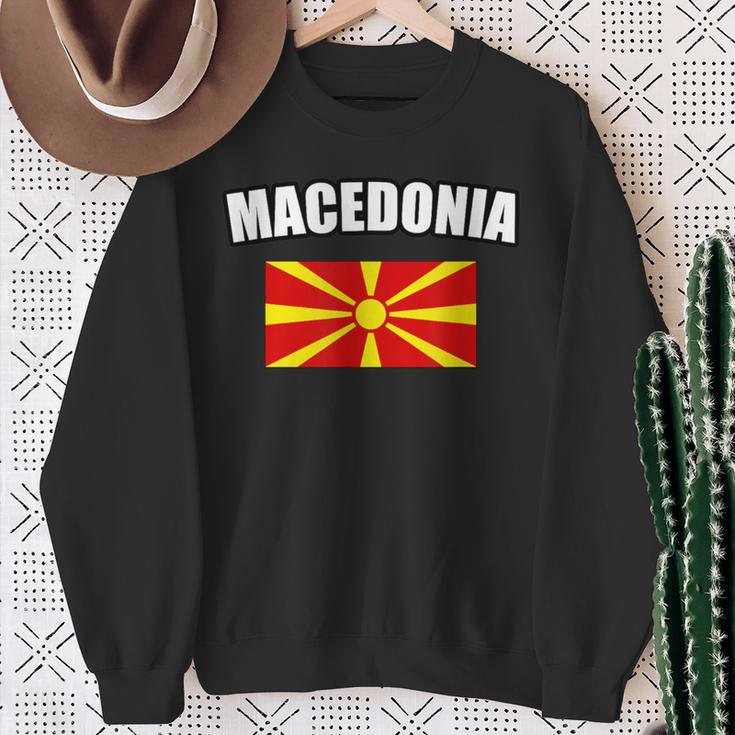 Macedonia I Macedonia Sweatshirt Geschenke für alte Frauen