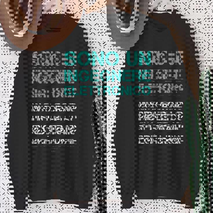 Maglia Ingegnere Elettronico Uomo Regalo Laurea Ingegneria Felpa Regalos para ancianas