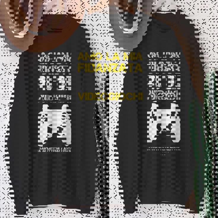 Magliette Divertentiideogiochi Amo La Mia Fidanzata Regalo Felpa Regalos para ancianas
