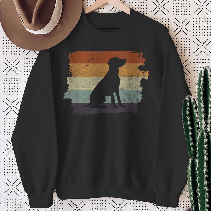 Magyarizsla Dog Retro Sweatshirt Geschenke für alte Frauen