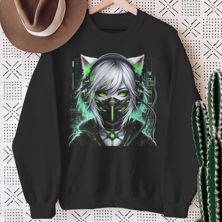 Manga Anime Ästhetische Cyberpunk Techwear Harajuku Sweatshirt Geschenke für alte Frauen