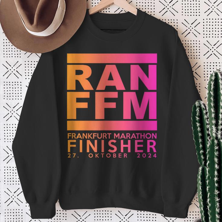 Marathon Frankfurt 2024 Finisher Sweatshirt Geschenke für alte Frauen