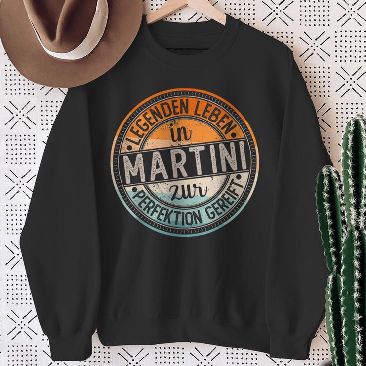 Martini Retro Colours Legends Life In Martini Sweatshirt Geschenke für alte Frauen