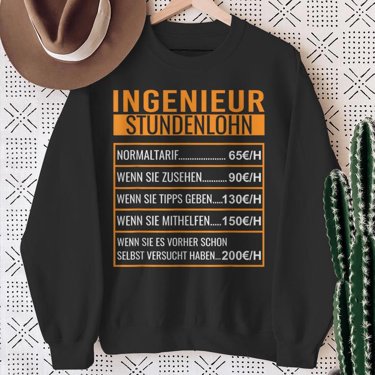 Maschinenbau Stundenlohn German Sweatshirt Geschenke für alte Frauen