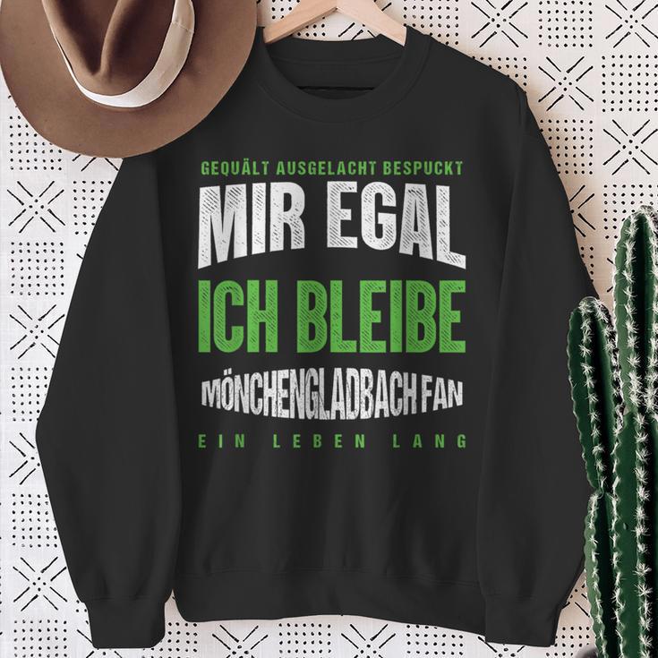 Mir Egal Ich Bleibe Mönchengladbach Fan Football Fan Sweatshirt Geschenke für alte Frauen