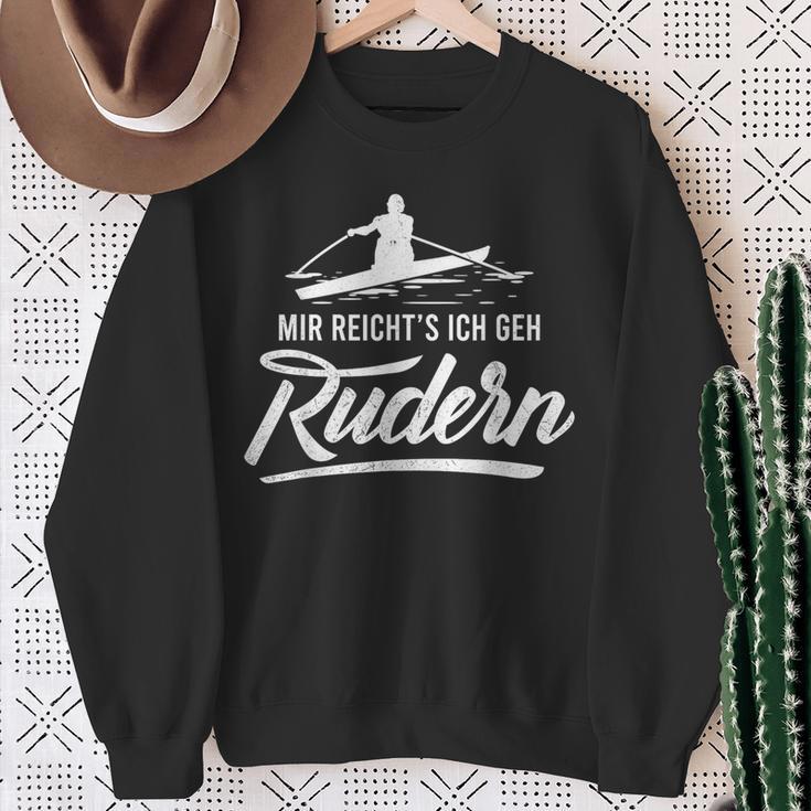 Mir Reich's Ich Geh Ruderer Blue Sweatshirt Geschenke für alte Frauen