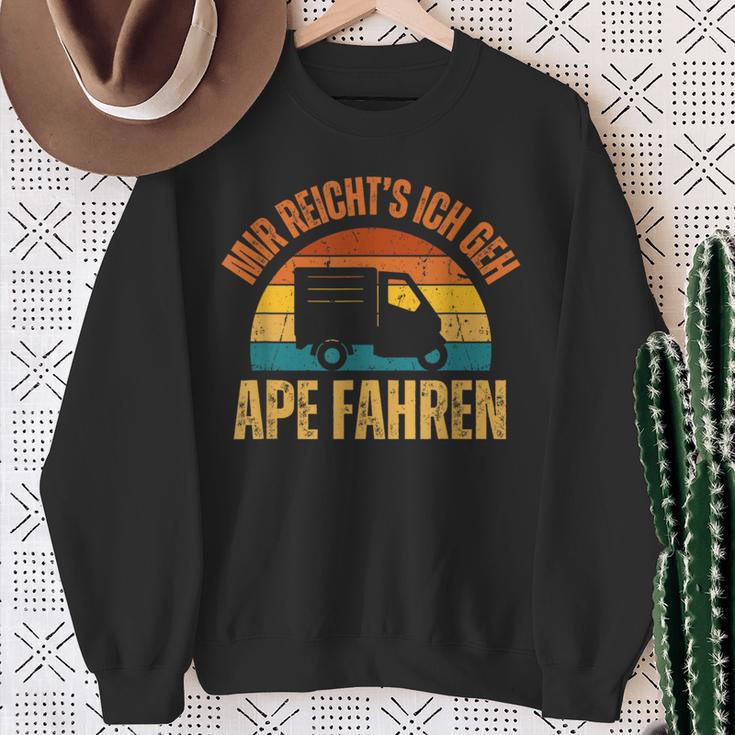 Mir Reicht's Ich Geh Ape Fahren Cult Tricycleespacar 50 Sweatshirt Geschenke für alte Frauen