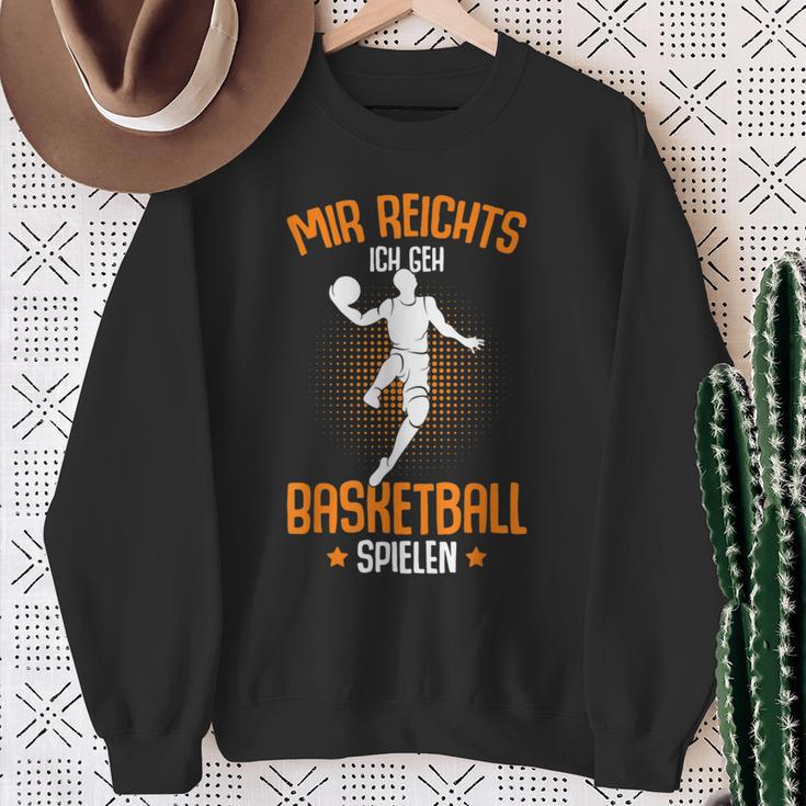 Mir Reichts Ich Geh Basketball Playing Basketballer Boys' Sweatshirt Geschenke für alte Frauen