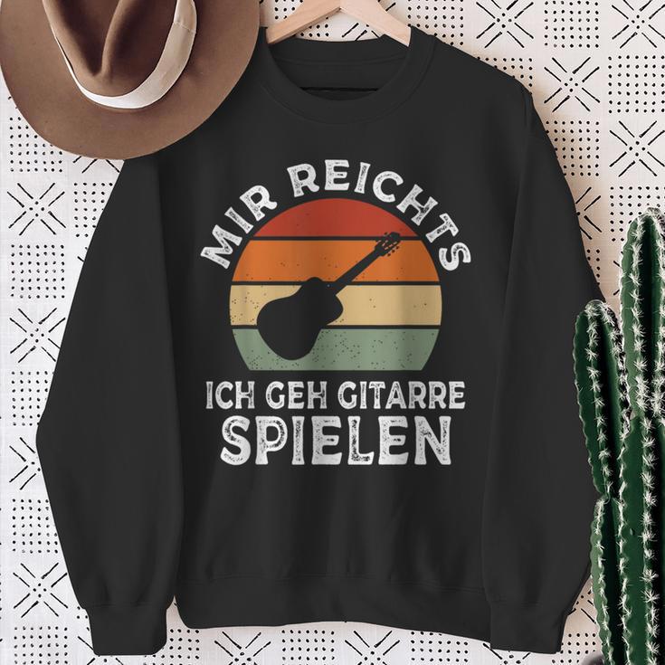 Mir Reichts Ich Geh Gitarre Spielenintage Retro Sweatshirt Geschenke für alte Frauen