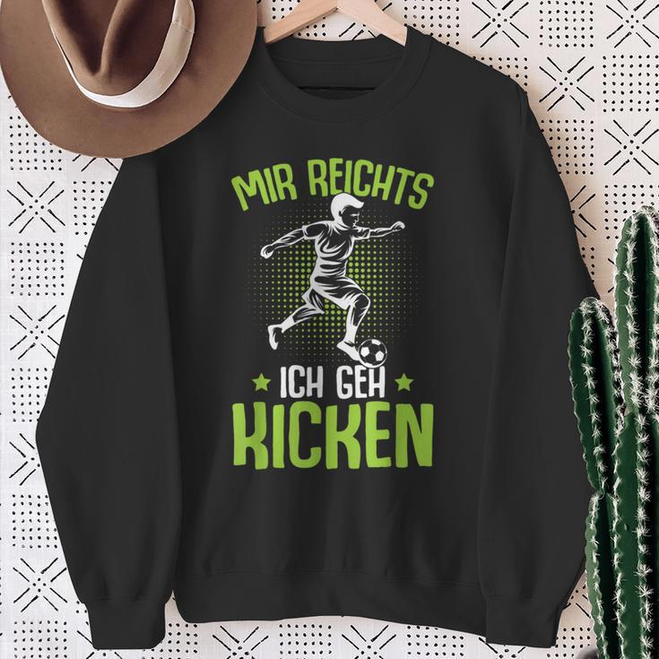 Mir Reichts Ich Geh Kick Football Player Children's Boys Sweatshirt Geschenke für alte Frauen