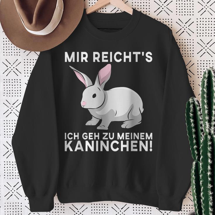 Mir Reichts Ich Geh Zu Mein Rabinchen Cute Rabbit Sweatshirt Geschenke für alte Frauen