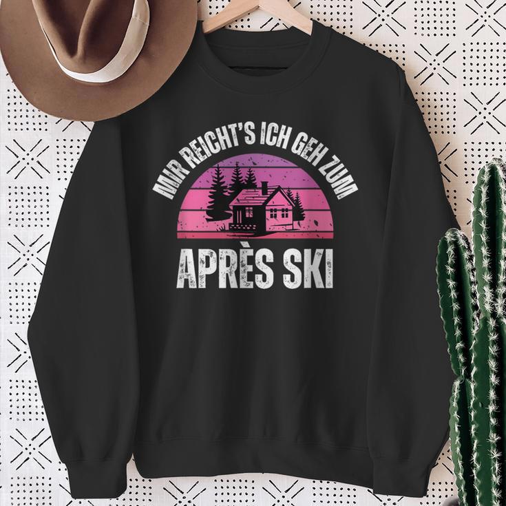 Mir Reicht's Ich Geh Zum Après Ski Apres Skiurlaub Outfit Sweatshirt Geschenke für alte Frauen