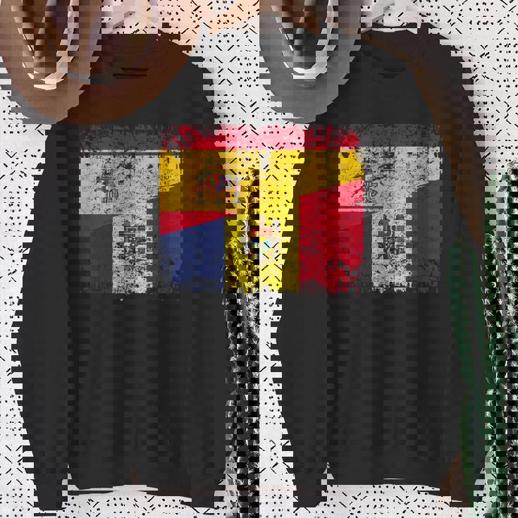 Moldavia España Bandera De La Amistad Moldavia Camisa de entrenamiento Regalos para ancianas