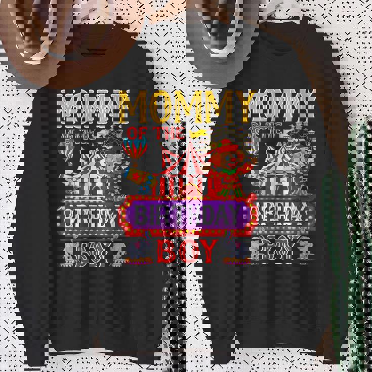 Mommy Of The Birthday For Boy Circus Carnival Theme Party Sweatshirt Gifts for Old Women