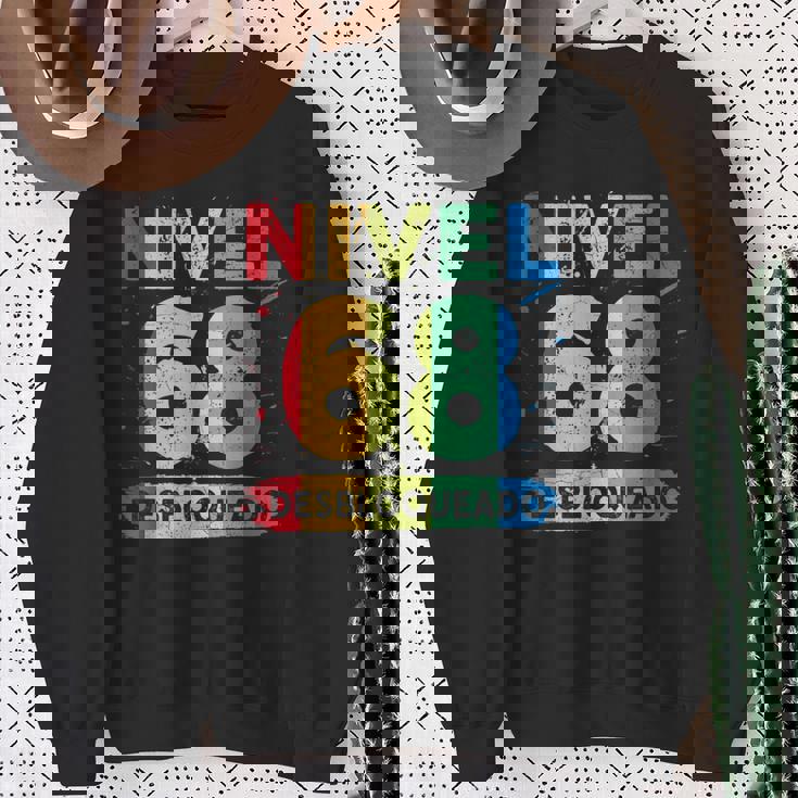 Nivel 68 Desbloqueado 68 Aniversario De Boda 68 Años Camisa de entrenamiento Regalos para ancianas