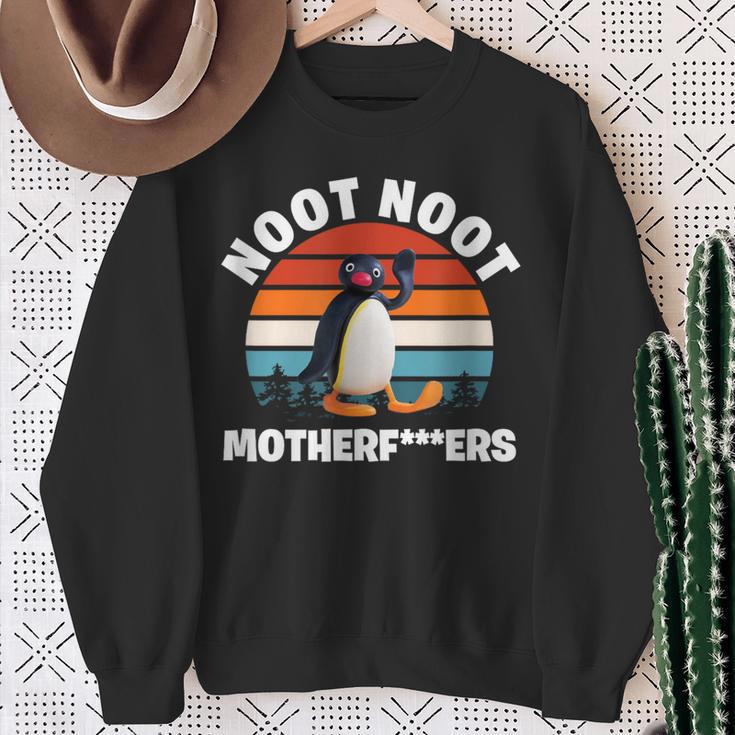 Noot Noot Penguin Lover intage Retro Sweatshirt Geschenke für alte Frauen