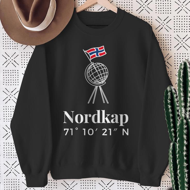 Nordkap Coordinates Sweatshirt Geschenke für alte Frauen