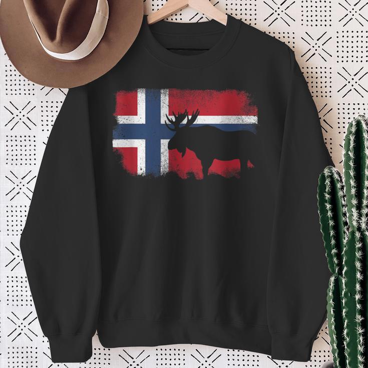 Norwegian Flag Noreg Norge Scandinavia Norway Sweatshirt Geschenke für alte Frauen