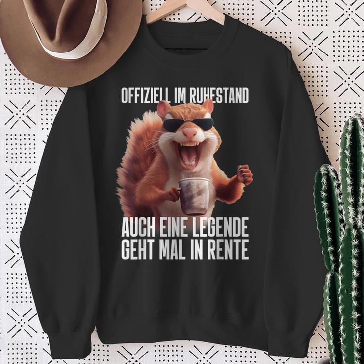 Offiziell Im Retirestand Auch Eine Legende Geht Mal In Retire Sweatshirt Geschenke für alte Frauen