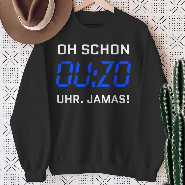 Oh Schon Ouzo Watch Jamas Slogan Alcohol Greek Ouzo Sweatshirt Geschenke für alte Frauen