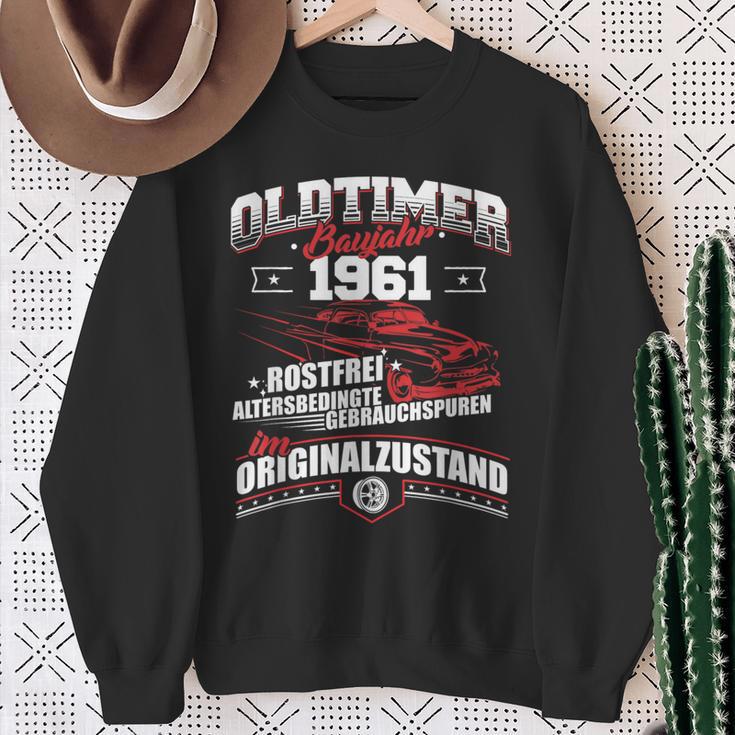 Oldtimer Baujahr 1961Intage Birthday S Sweatshirt Geschenke für alte Frauen