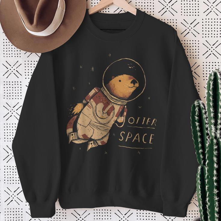 Otter Space Space Otter Otter Word Cute Otter Sweatshirt Geschenke für alte Frauen