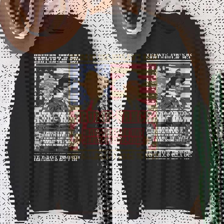 We Did It The Outlaw And The Hillbilly Trump Vance Victory Sweatshirt Gifts for Old Women