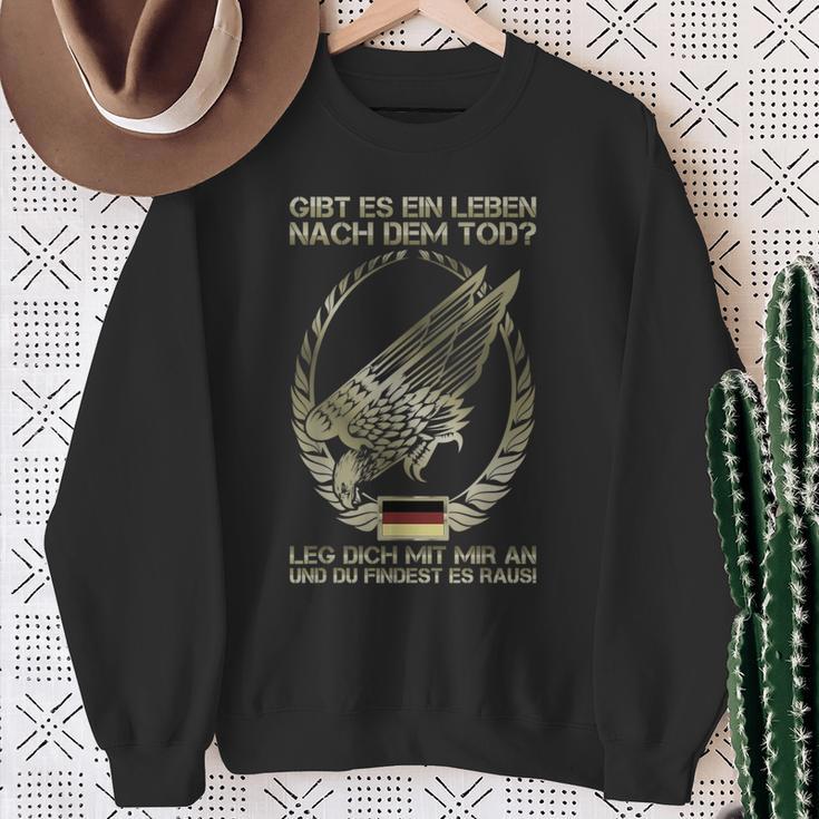 Paratrooper Badge Eagle Ein Leben Nach Dem Tod Sweatshirt Geschenke für alte Frauen