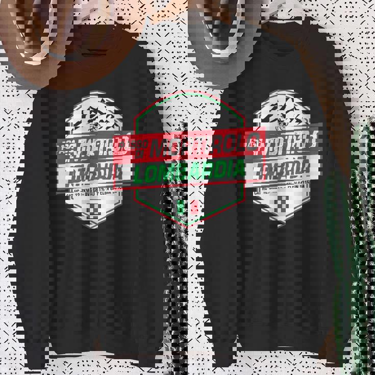 Passo Di Mortirolo Ciclista Lombardía Italia Ciclismoacaciones Camisa de entrenamiento Regalos para ancianas