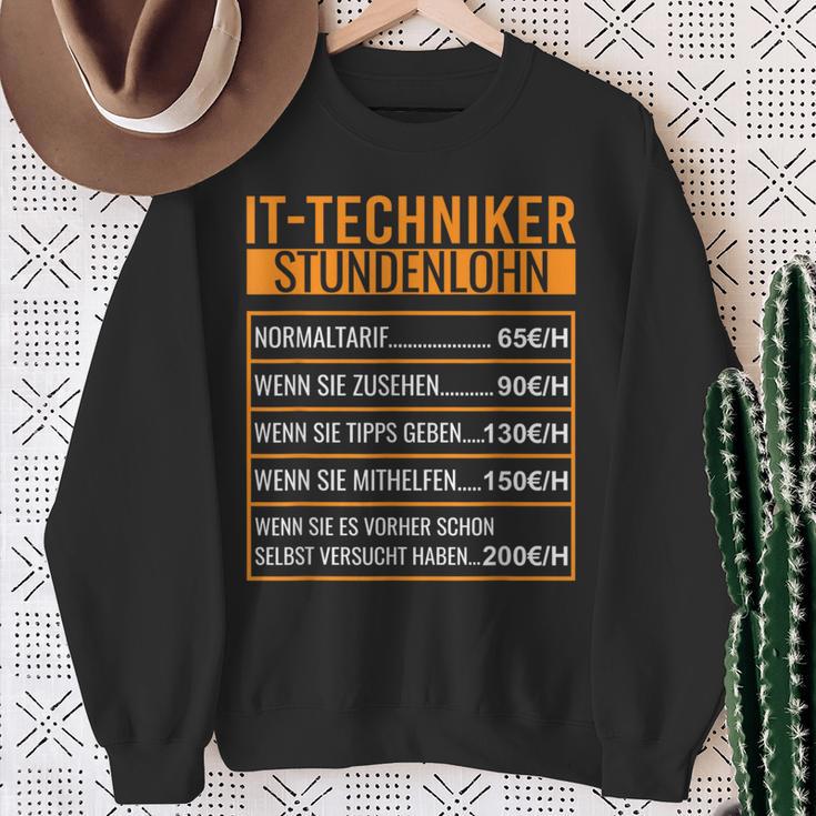 Pc Techniker Stundenlohn It Techniker Sweatshirt Geschenke für alte Frauen